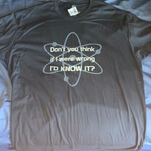 Warner bros Big Bang theory parody shirt